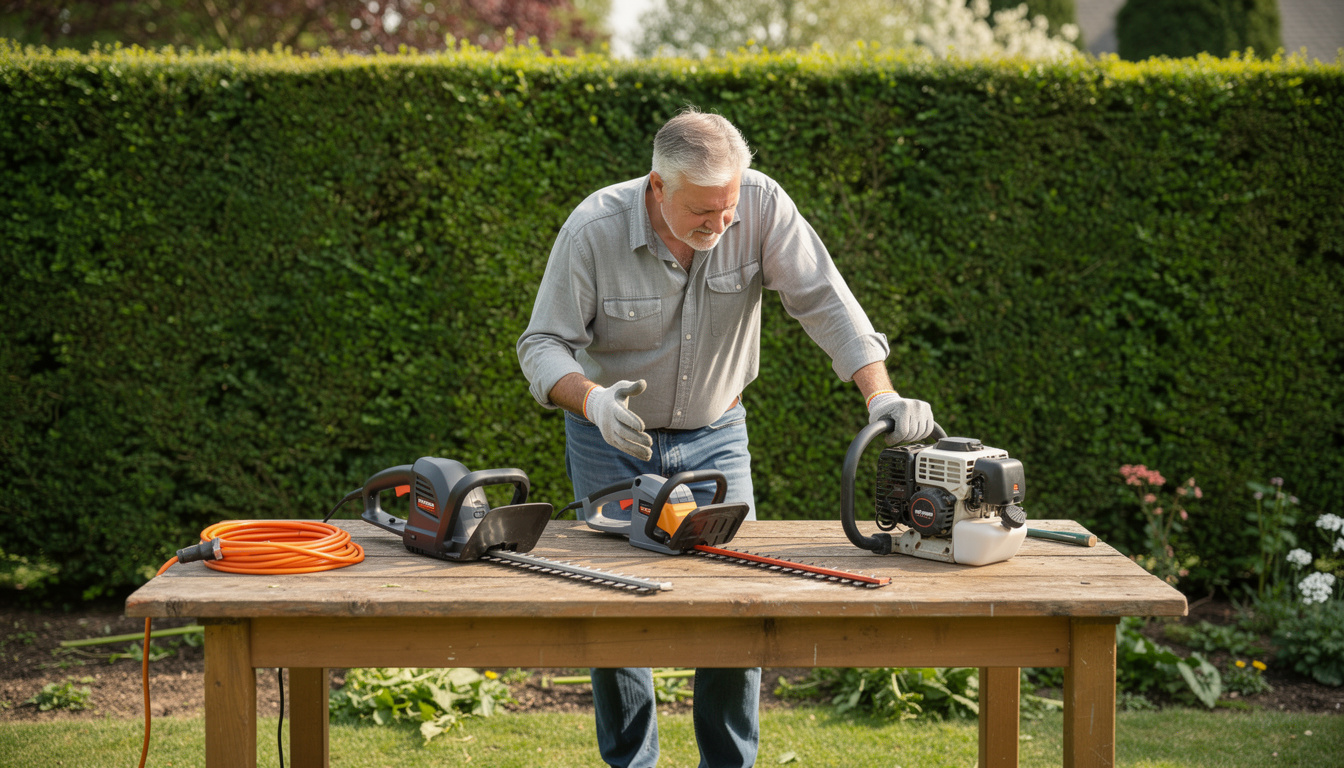 découvrez les avantages des taille-haies électriques et thermiques pour bien choisir l'outil adapté à vos besoins de jardinage.