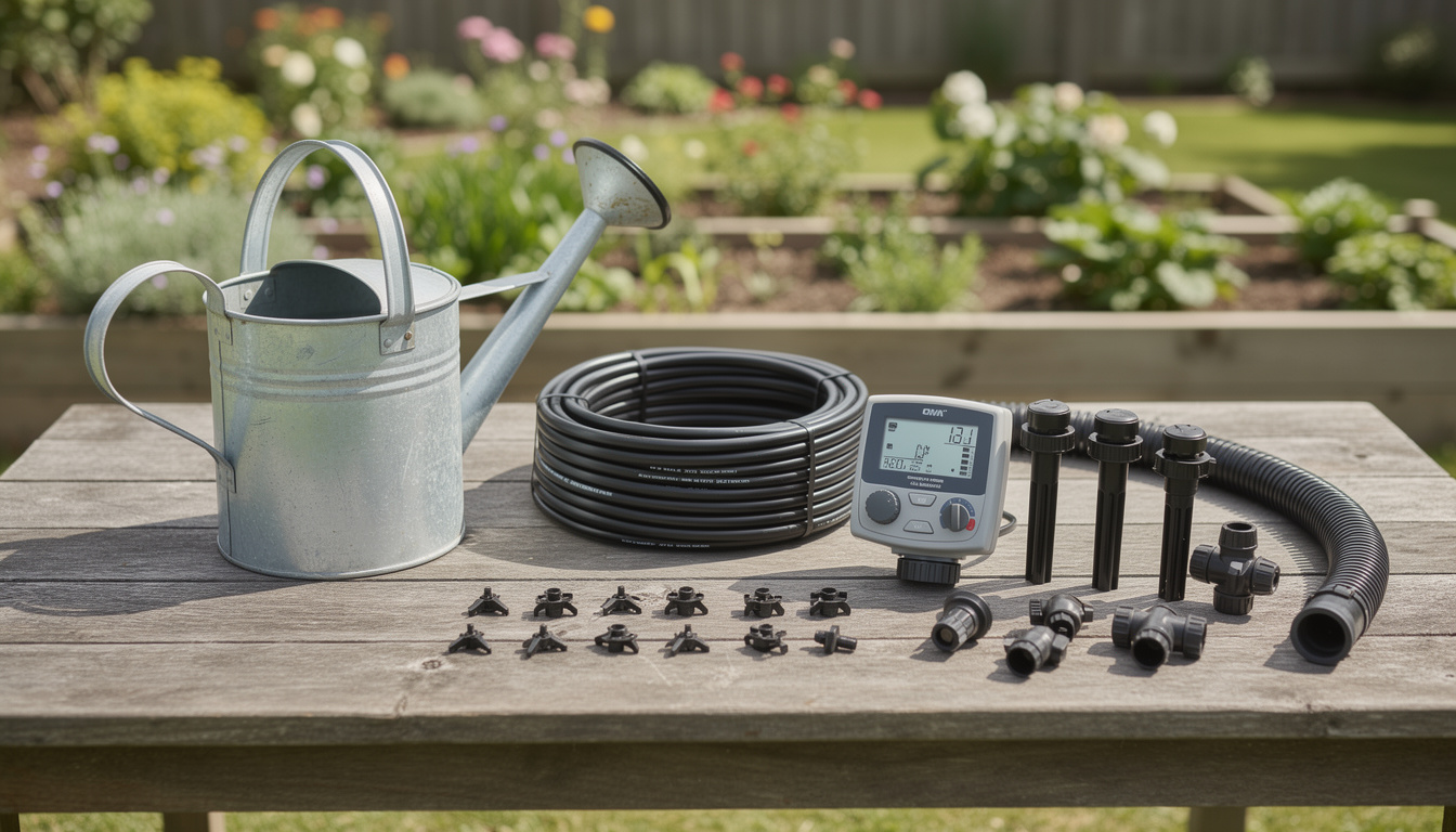 découvrez les avantages et inconvénients de l'arrosoir traditionnel et des systèmes d'arrosage automatiques pour choisir la solution idéale pour vos plantes.