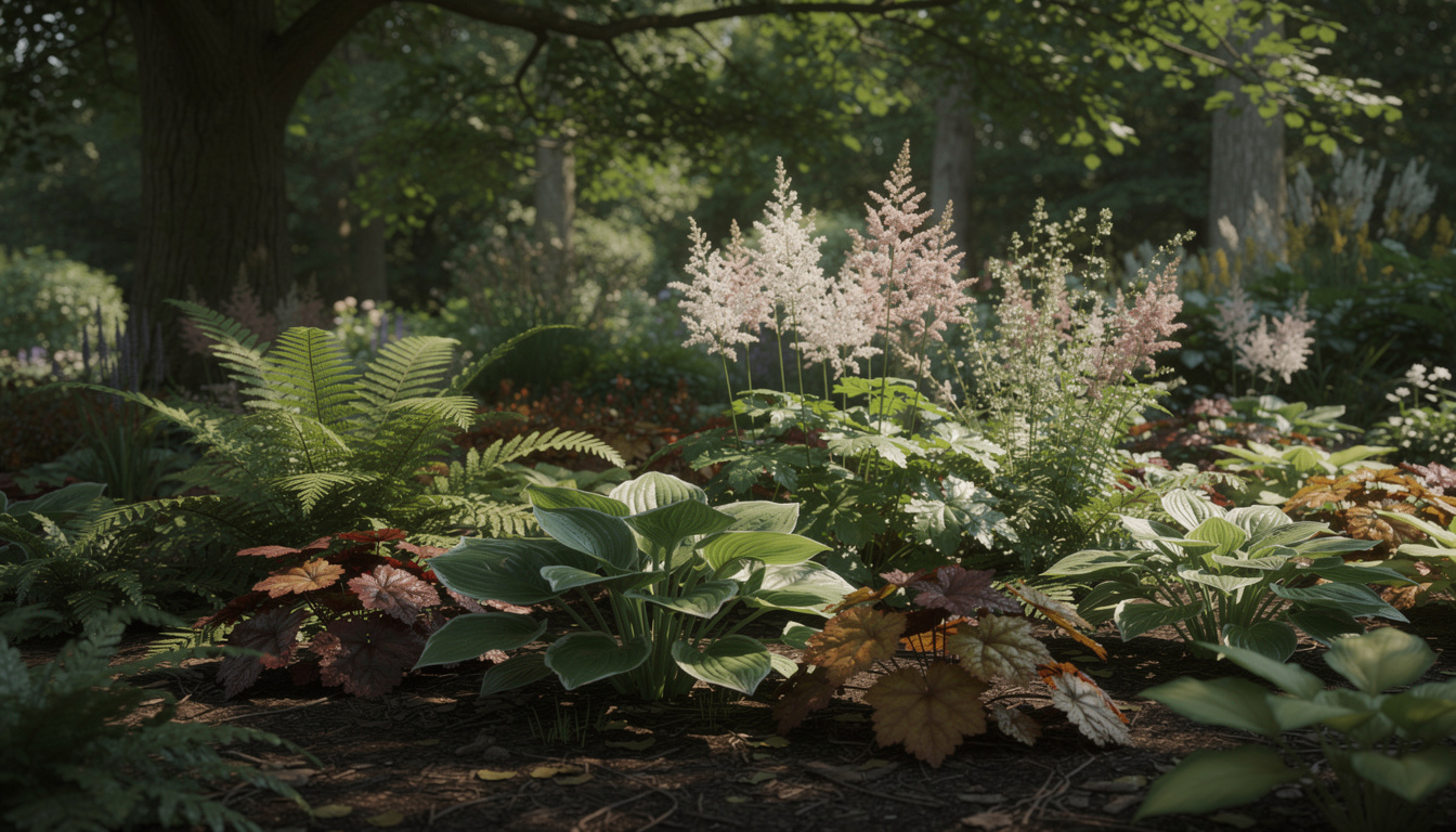 découvrez quelles plantes choisir pour un jardin ombragé toute la journée et transformez vos espaces d'ombre en véritables havres de verdure.