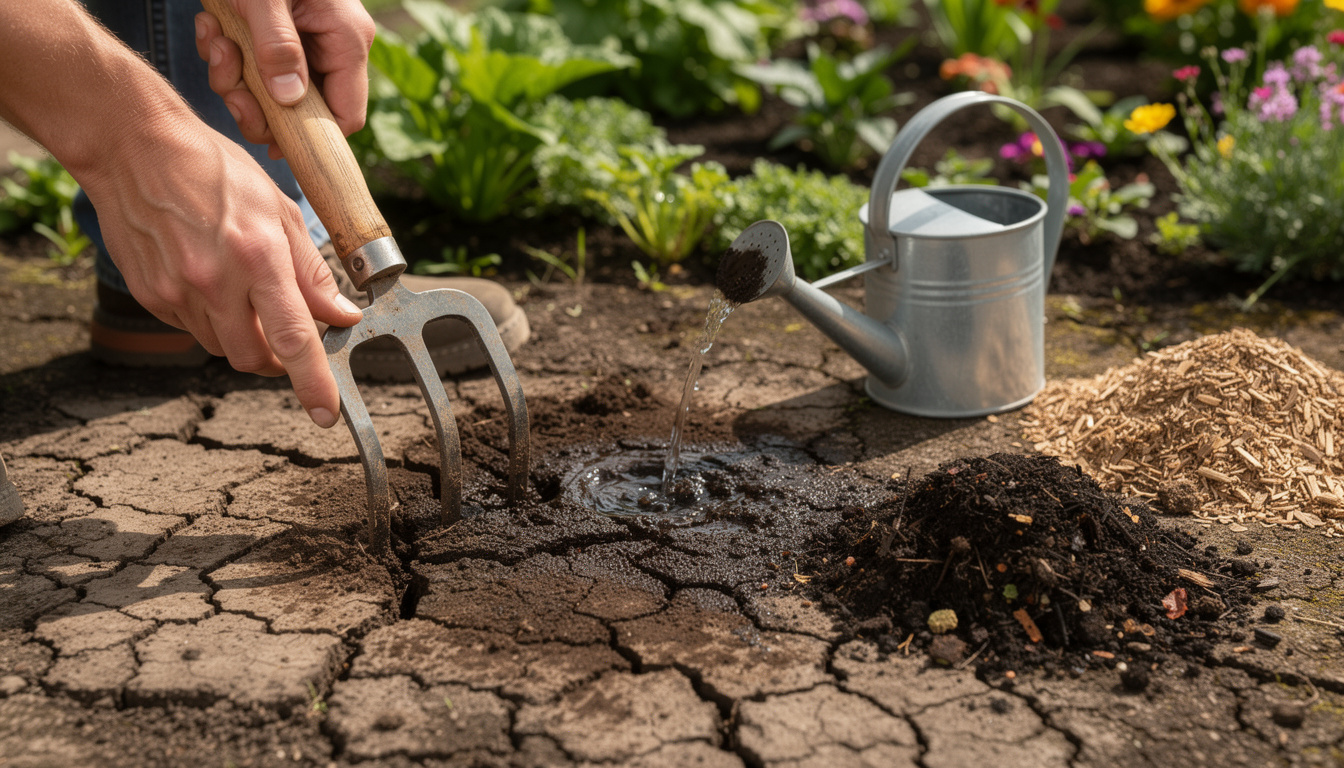 découvrez des solutions simples et efficaces pour assouplir une terre trop dure au jardin et améliorer la qualité de votre sol facilement.