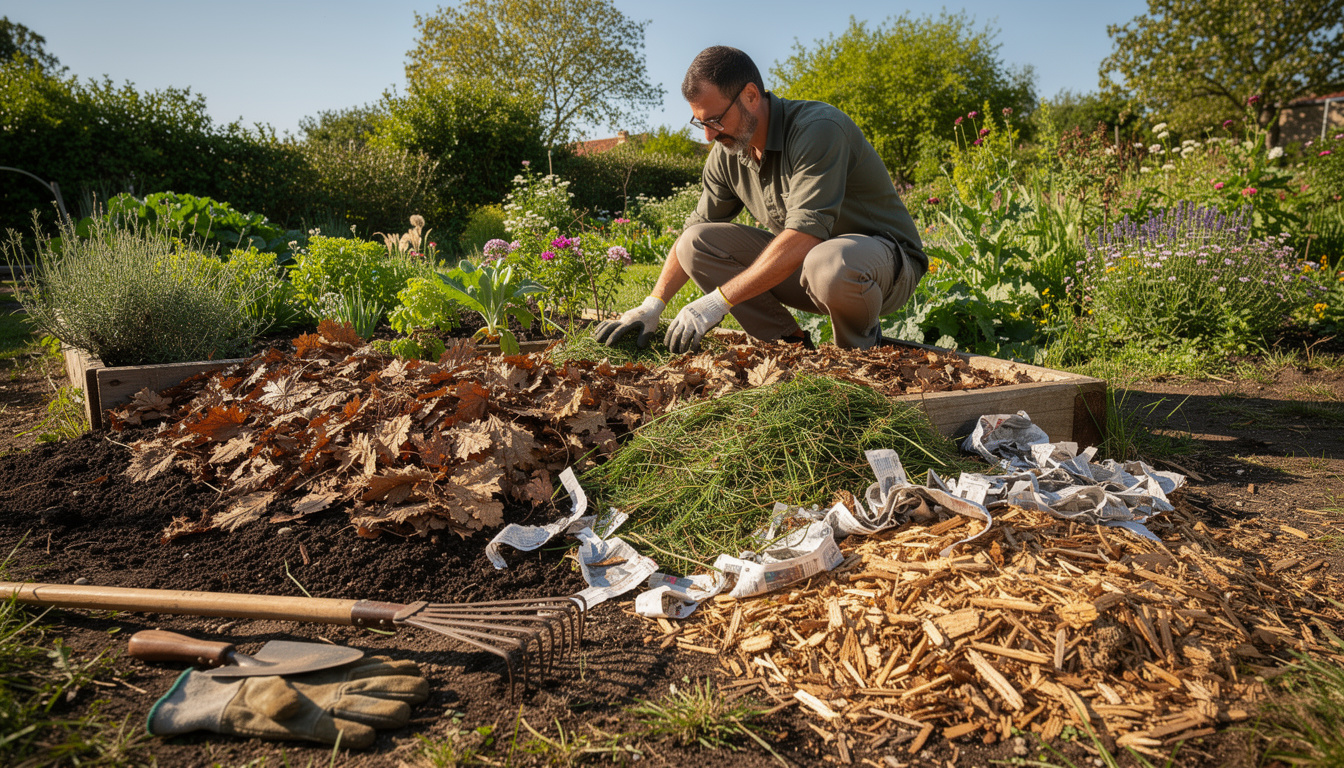 découvrez comment pailler votre jardin efficacement en utilisant des matériaux gratuits, pour protéger vos plantes, améliorer la terre et économiser de l'eau.