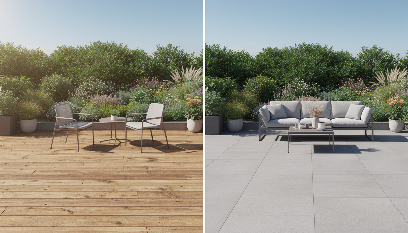 découvrez les avantages de la terrasse en bois et du carrelage pour faire le choix idéal selon vos goûts, budget et entretien.