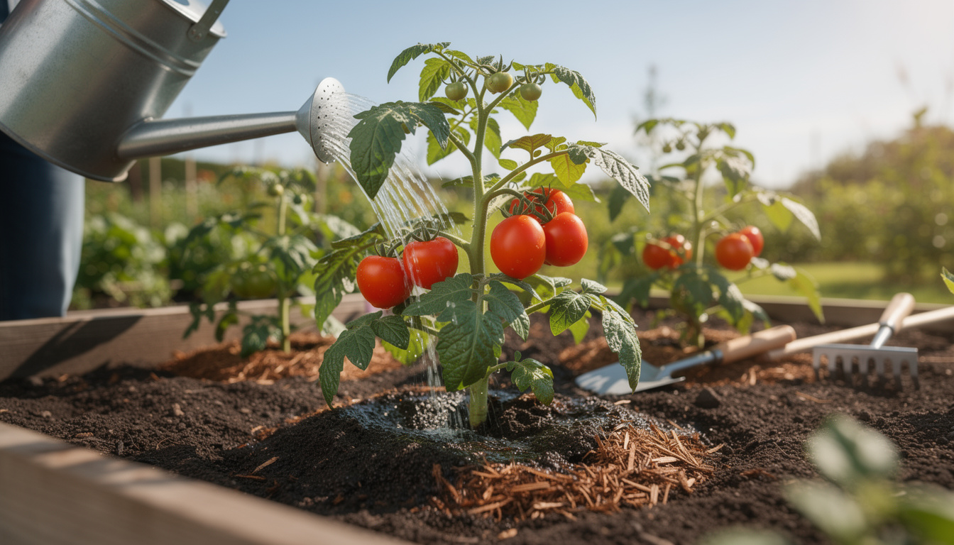 découvrez les meilleures techniques pour arroser vos tomates correctement et favoriser une croissance saine et abondante de vos plants.